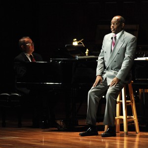 Tony Brown performs I Go On Singing, a tribute to Paul Robeson, at Hesston College Homecoming 2014.