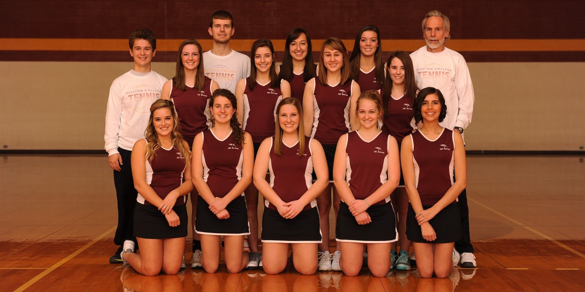 Hesston College women's tennis team photo 2015