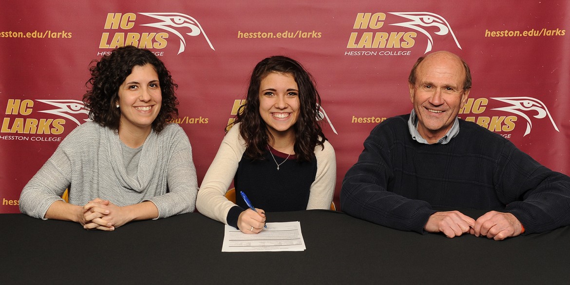 Eva Dwyer signs to run cross country for Hesston College