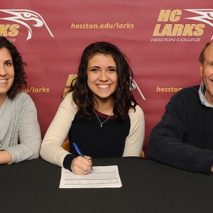 Eva Dwyer signs to run cross country for Hesston College
