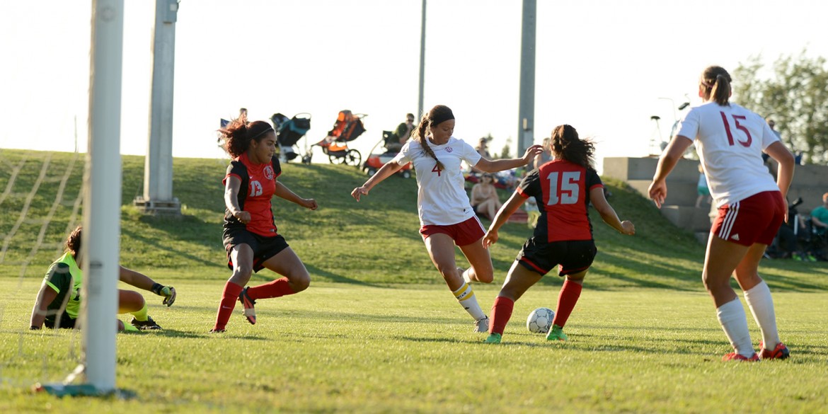 Mikaela Zook scores a goal in a Sept. 15 game.