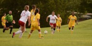 women's soccer action photo - Enneliese Alcantar