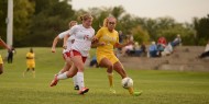 women's soccer action photo - Allison Ebersole