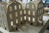 Green Gable scale model in process