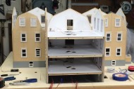 Green Gable scale model in process