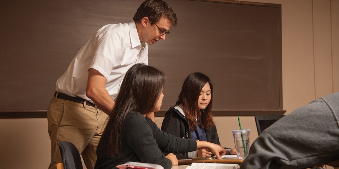 Andre Swartley teaches English as a second language courses.