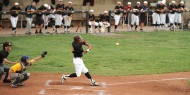 Hesston College baseball action photo