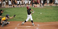 Hesston College baseball action photo