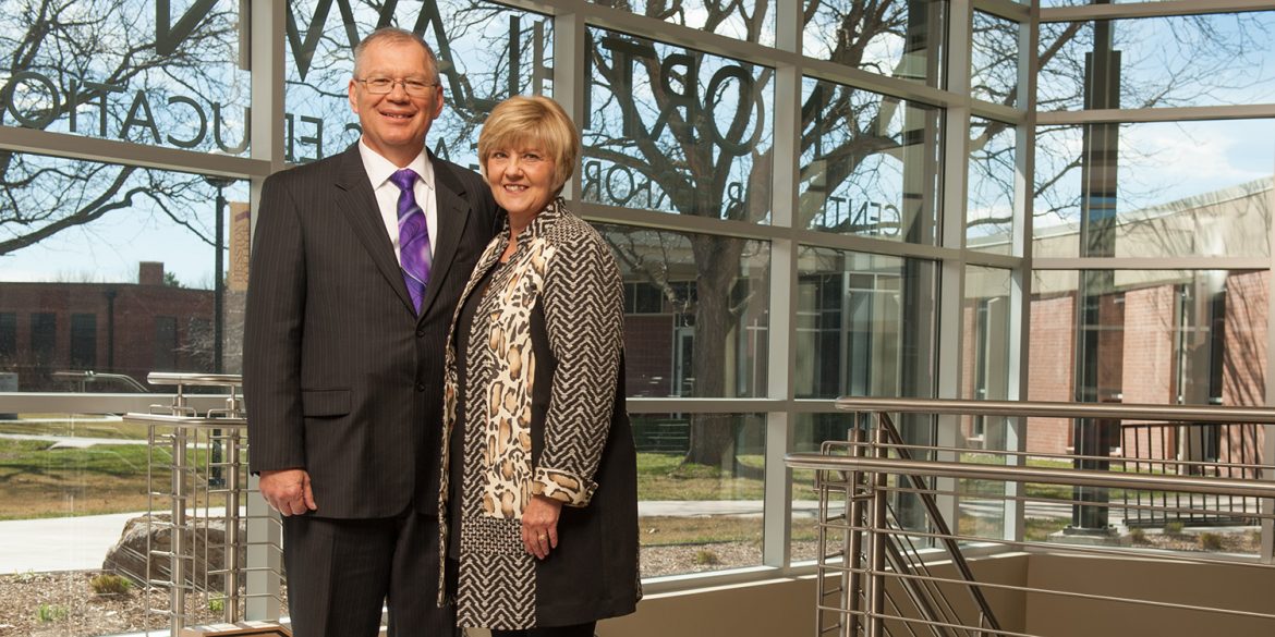 President Howard and Tami Keim