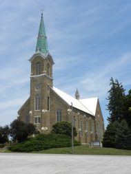 St. Mary's Catholic Church, St. Benedict, Kan. Photo by Elmer Ronnebaum.