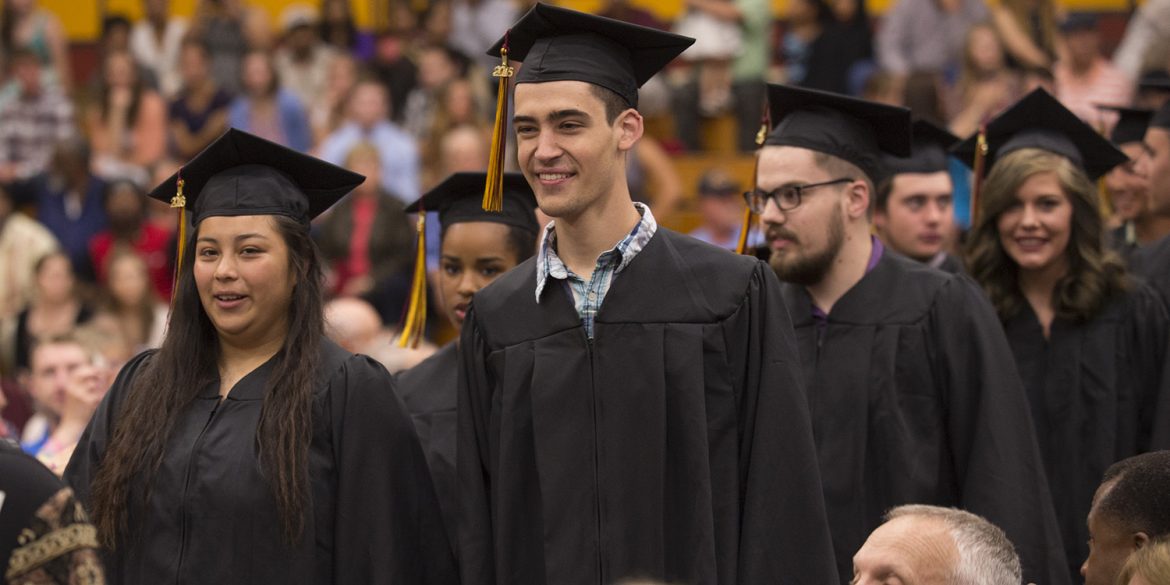 Hesston College Commencement procession