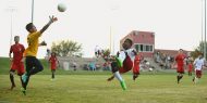 Hesston College men's soccer action photo - Guershon Safari
