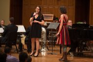 Erin and Tara Hershberger perform at the Gala Concert at Homecoming 2016