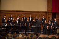 Bel Canto Singers perform at the Gala Concert at Homecoming 2016