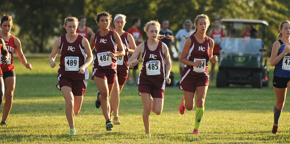 women's cross country action photo