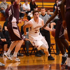 men's basketball action photo