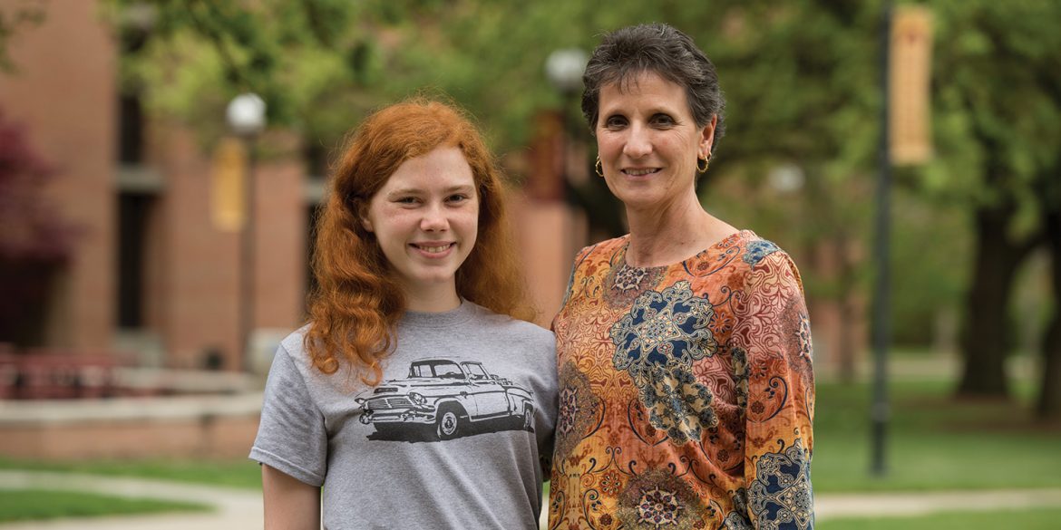 Phonathon friends Emily Griffioen and Cynthia Loganbill