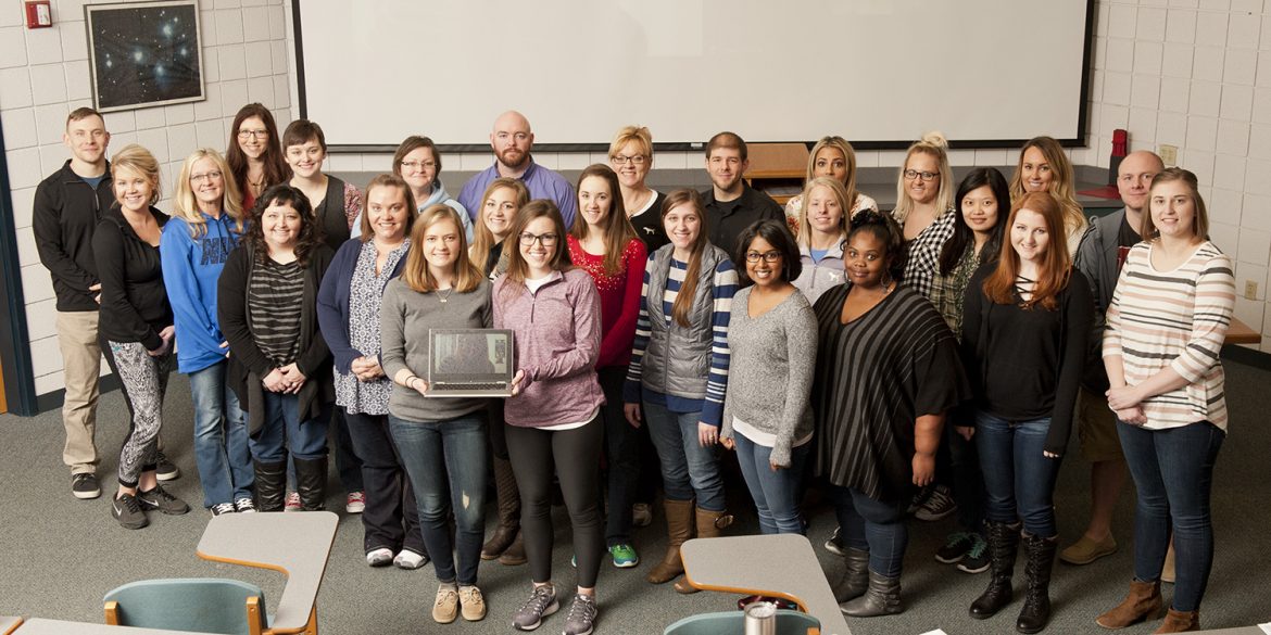 Hesston College's first class of RN to BSN students