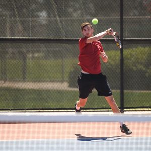 Nadeem Jaber volleys