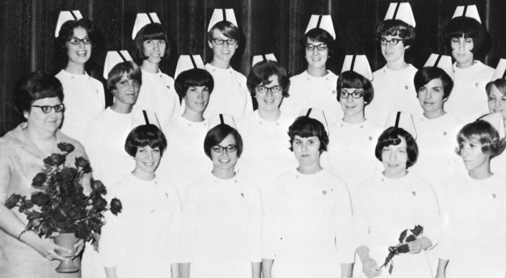 Hesston College's first graduating class of nurses