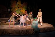 Photo from Hesston College production of A Year with Frog and Toad