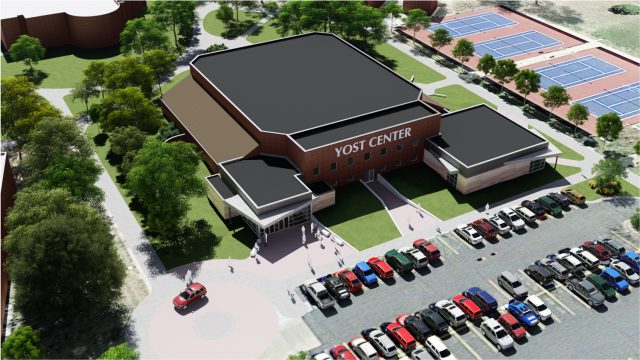 Yost Center renovation - rendering by Shelden Architecture