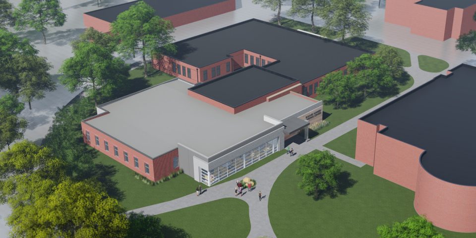 Architect's rendering of Bonnie Sowers Nursing Center