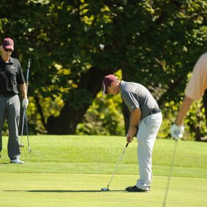 Golfers at the 2016 Hesston College Homecoming Golf Benefit.