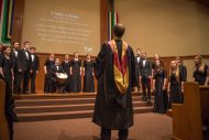 Bel Canto Singers perform at the inauguration service.