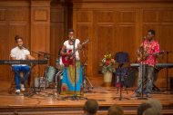 Waswahili Band performs at Saturday's International Music Concert.