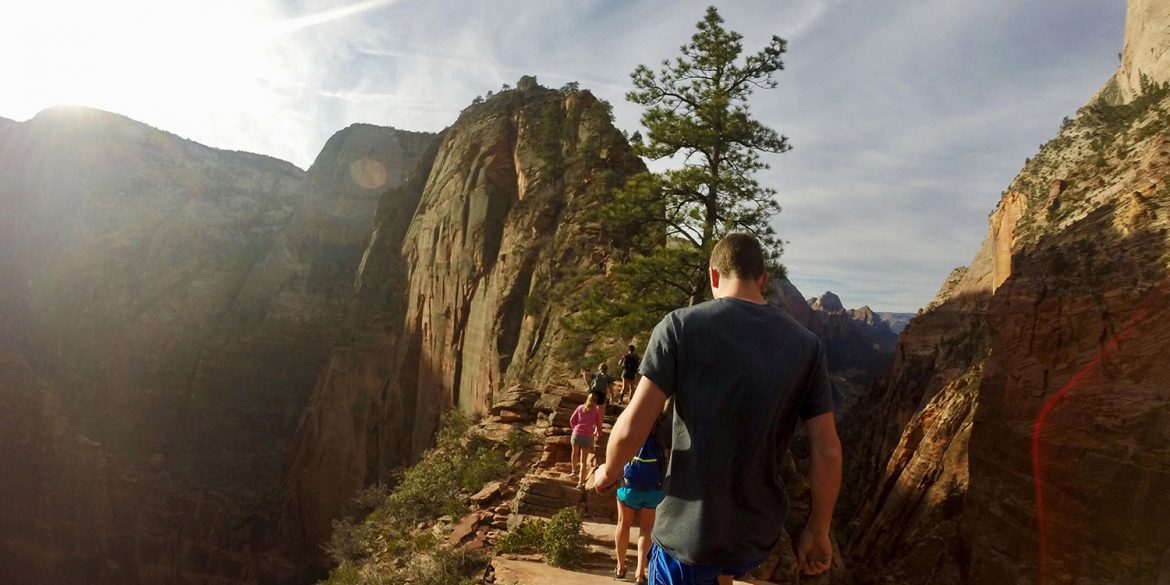 Go on a road trip. Check. Students explore Zion National Park in Utah during spring break 2017.