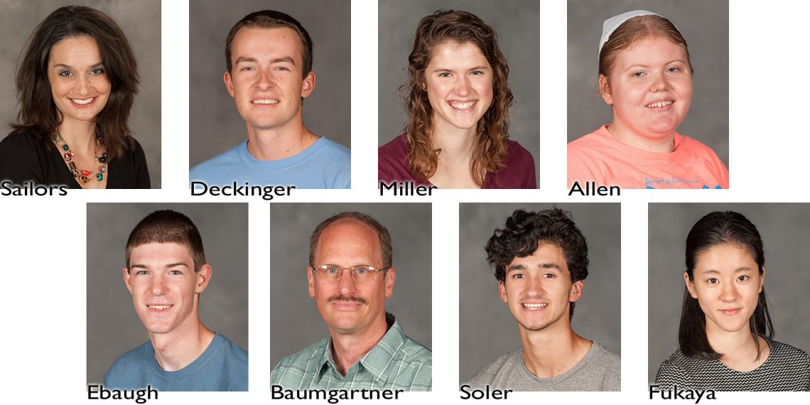 Mari Sailors, Jeremy Deckinger, Elizabeth Miller, Grace Allen, John Ebaugh, Jeff Baumgartner, Teo Soler, Risa Fukaya