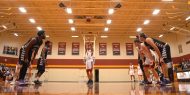 Hesston College men's basketball action photo - Coye Campbell
