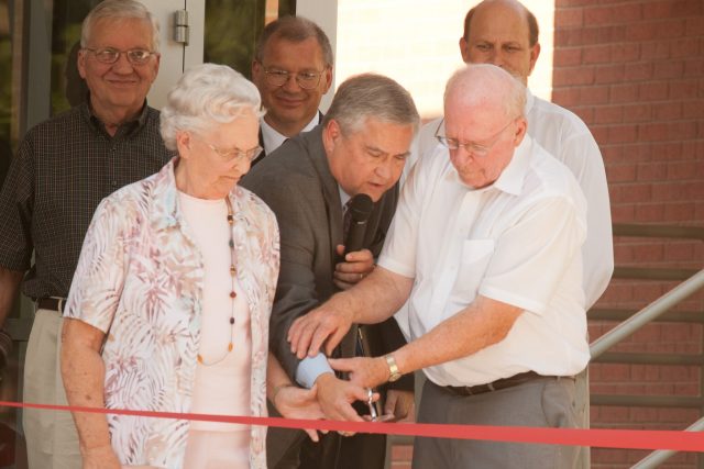 Friesen ribbon cutting