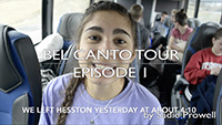 2018 Bel Canto spring break tour video by Sadie Prowell - episode 1