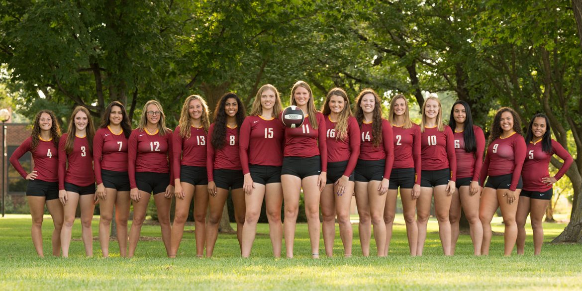 2018 Hesston College volleyball team