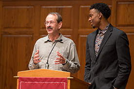 Lynn Fielitz ’79 and Malcolm Mann ’15 share about how athletics have shaped them at Homecoming 2018.