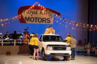 photo from the Hesston College production of Hands on a Hardbody, spring 2018