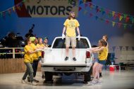 photo from the Hesston College production of Hands on a Hardbody, spring 2018