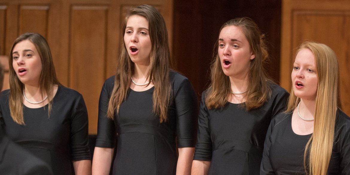 women singing