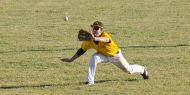 Hesston College baseball action photo by Gerlach
