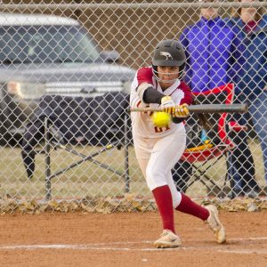 softball action photo
