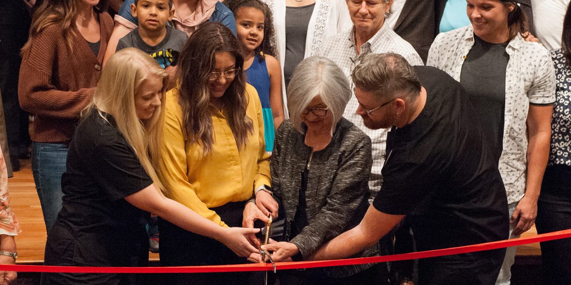 Bonnie Sowers Nursing Center ribbon cutting