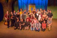 Cast and crew photo from spring 2020 Hesston College Theater production of Tuck Everlasting