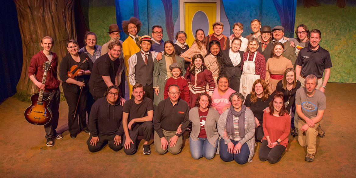 Cast and crew from the 2020 Hesston College production of Tuck Everlasting