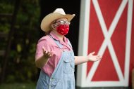 photo from the fall 2020 Hesston College Theatre production of Charlotte's Web