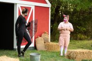 photo from the fall 2020 Hesston College Theatre production of Charlotte's Web