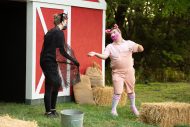 photo from the fall 2020 Hesston College Theatre production of Charlotte's Web