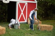 photo from the fall 2020 Hesston College Theatre production of Charlotte's Web