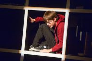 photo from the fall 2019 Hesston College Theatre production of The Curious Case of the Dog in the Night-Time